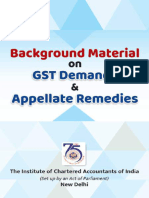 GST Demands and Appellate Remedies by ICAI