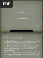 Sureveying (CE3G) - Leveling