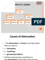 Losses in Optical Fibers