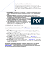 Sample Thesis Format Topics