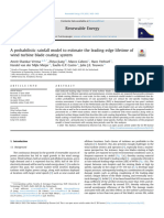 A Probabilistic Rainfall Model To Estimate The Leading-Edge Lifetime of Wind Turbine Blade Coating System