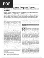 Effects of Different Resistance Training Volumes.11