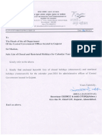 Finalised List of Closed and Restricted Holidays For CL 2024