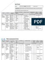 IOSH Risk Assessment Project - AJEET KUMAR SINGH