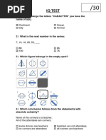 Iq Test Question