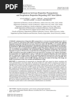 Comparison Between Ibuprofen Nanoparticles