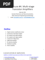 Lecture 4. Multi - Stage Transistor Amplifers - For Uploading