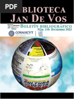 Boletín-Biblioteca Jan de Vos-Diciembre 2023