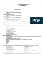 Lista de Materiales 2024