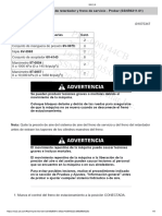 Presion Del Sistema de Retardador y Freno de Servicio