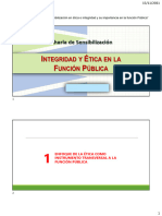 Charla de Integridad y Etica en La Funcion Publica 2021