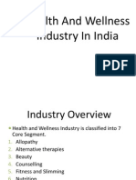 Health and Wellness Industry Overview