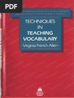 Allen VF Techniques in Teaching Vocabulary