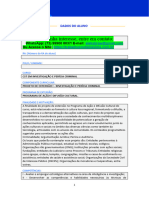 Relatório Final - Projeto de Extensão I - Investigação e Perícia Criminal - Programa de Ação e Difusão Cultural.