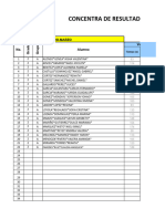 Concentrado Evaluación Habilidades Lectoras