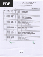 ND 2023 - R 2021 - End Semester Examinations - Time Table