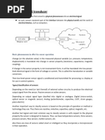 Sensor and Transducer: Electrical Devices, Such As Computers