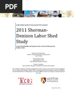 2011 Sherman-Denison Labor Shed Study