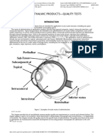 771 Ophthalmic Products-Quality Tests