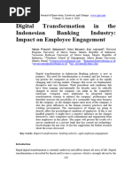 Digital Transformationinthe Indonesian Banking Industry