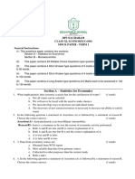 Economics Mock Test Class 11