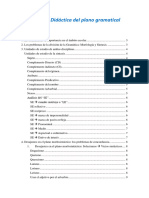 TEMA 5 - Didáctica Del Plano Gramatical