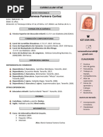 CV Vanesa Fumero PDF