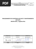 1 - Procedimiento de Trabajo Seguro - Asistencia en Ruta y Mantenimiento de Flota.