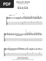 Johnny B Goode - Guitar Tab and Musical Notation