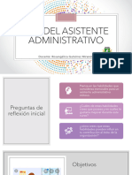 Rol Del Asistente Administrativo