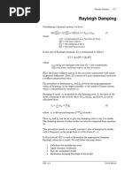 Tutorial 34 C - Rayleigh Damping