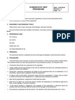 1-Hydrostatic Test Procedure