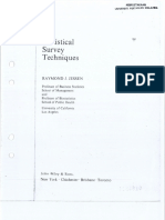 Statistical Survey Technques-Jessen