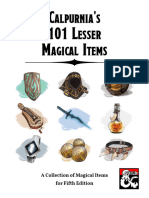 Calpurnias 101 Lesser Magical Items