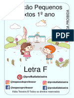 Letra F Coleção Pequenos Textos 1º Ano