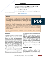 Accepted Publicationdoes Sphincter Pharyngoplasty Improve Speech Hypernasality in Cleft Patients With Velopharyngeal Incompetence?