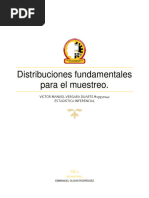 Distribuciones Fundamentales para El Muestreo