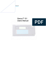 Genus g1 User Manual