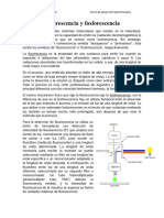 Fluorescencia y Fosforescencia