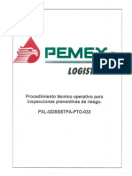 PXL-GDSSSTPA-PTO-0033 (Inspecciones Preventivas de Riesgo)