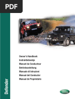 1991 Land Rover Defender Owners Manual