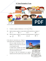 4º Teste Formativo 9º Ano 2022-2023