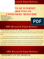 Effects of Internet Marketing On Consumers Behavior PPT FD