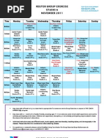 Reuter Group Exercise Studio A November 2011