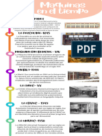 Infografía Línea Del Tiempo Geométrico Simple Azul