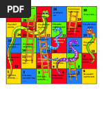 Game 2 Snakes and Ladders First and Second Conditional