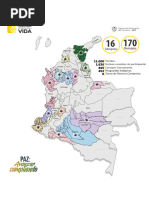 Listado de Subregiones y Municipios Pdet