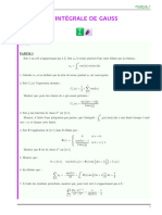 Correction Maths I ECS Type EML EDHEC Problème I Lintegrale de Gauss