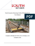 Track Geometry Measuring Trolley MEASLLEY IV User Manual