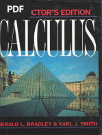 Calculus (Bradley & Smith) - Instructor's Edition